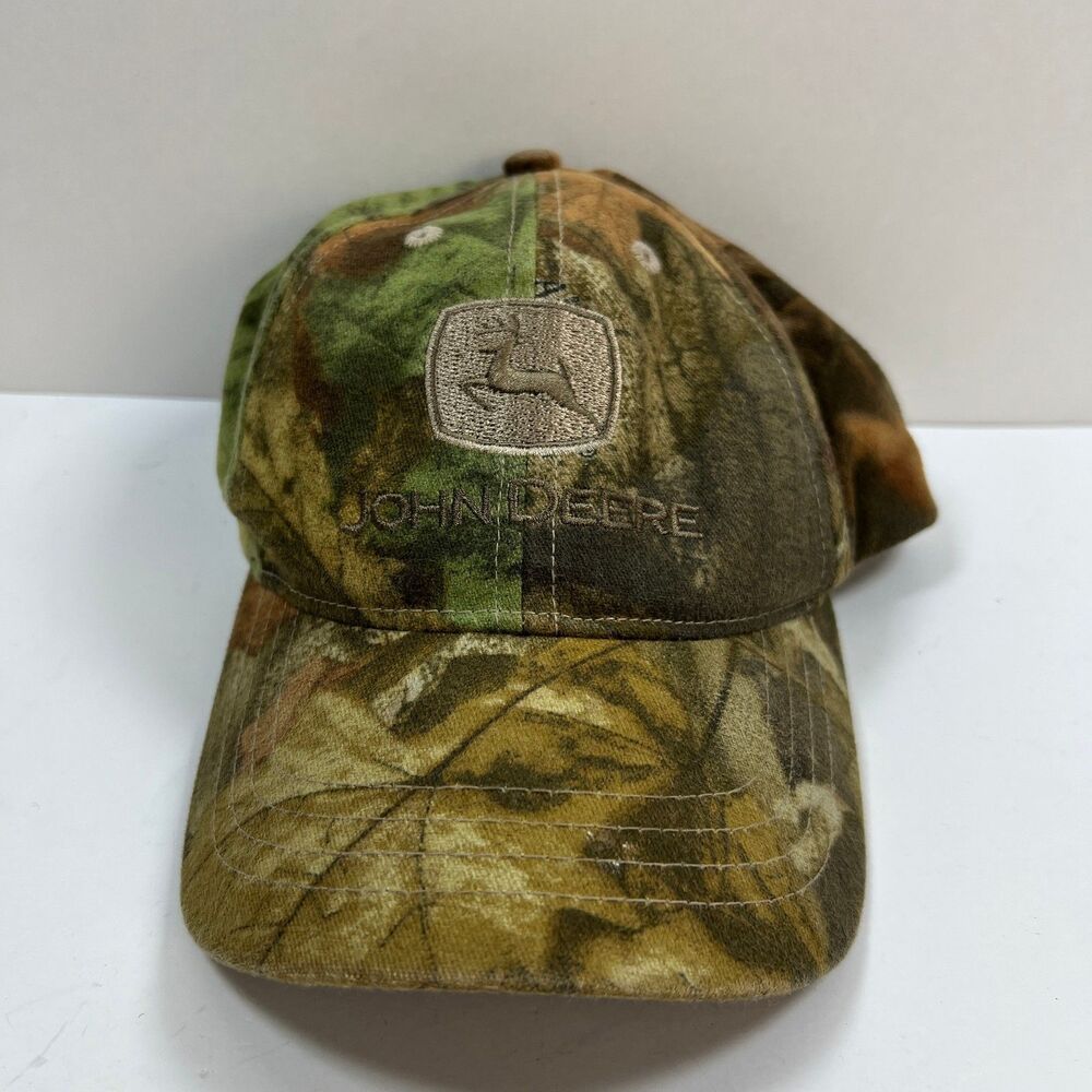 John Deere Camo Youth Hat Adjustable Logo Snapback Stylemaster